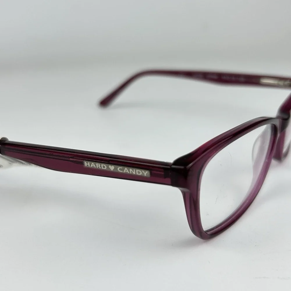 Hard Candy Women's HC08 Dark Pink Eyeglass Frame 53-15-135 mm‎